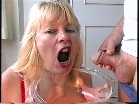Nasty milf drinking piss and taking facials - pissing porn ...